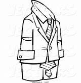 Coloring Cartoon Suit Outline Sut Man Empty Business 1024 Clothing Clipart 04kb sketch template