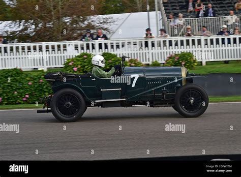 Ben Collings, Bentley 4½ litre Parkward saloon, Brooklands Trophy, a