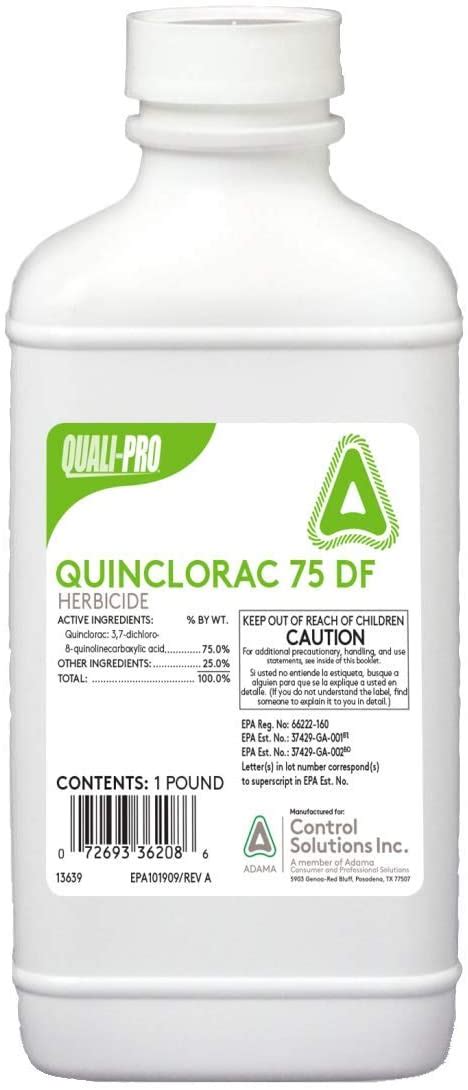 Quinclorac 75 Df Selective Herbicide Equivalent To Drive Lawn And