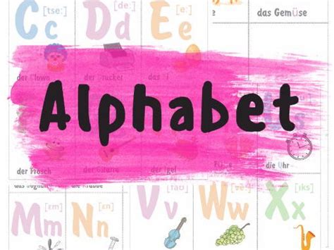German Alphabet Teaching Resources
