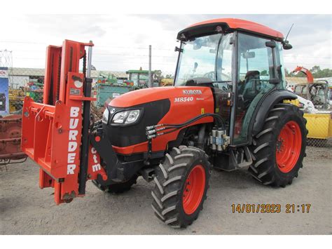 Kubota M8540 Tractor With Front Mounted Fork For Sale