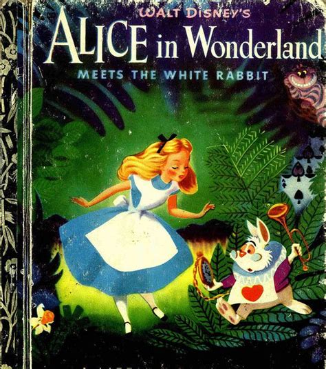 Alice In Wonderland Childrens Book Illustration Vintage Childrens