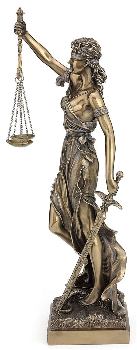 Estatua De La Dama Ciega De La Justicia Estatua Griega Etsy