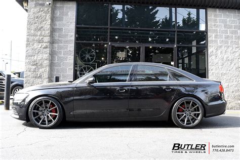Lowered Audi A6 With 20in Vossen Vfs1 Wheels And Michelin Pilot Sport
