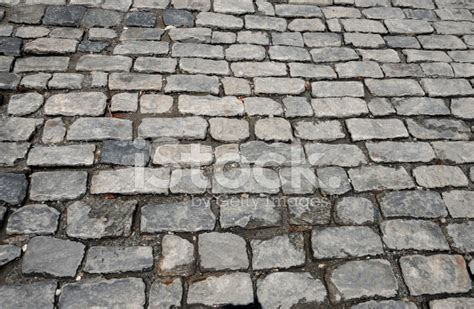 Old Cobblestone Road Stock Photo Royalty Free Freeimages
