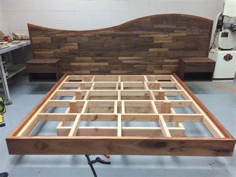 Free Floating Wooden Bed Design Bed Frame Design Floating Bed Diy