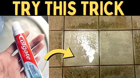 How To Remove Hard Water Stains From Bathroom Ceramic Tiles Floor With Household Items Youtube