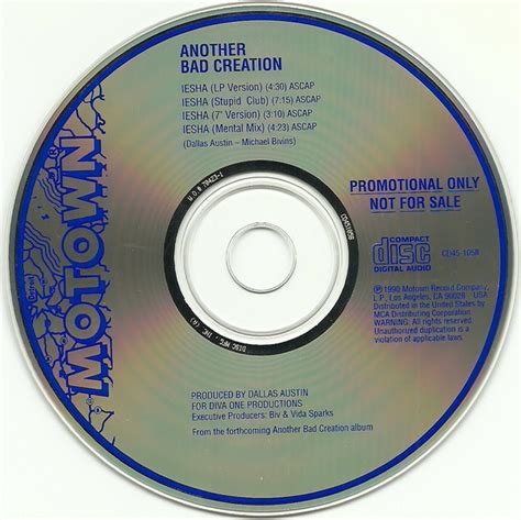 Another Bad Creation Iesha 1990 Cd Discogs