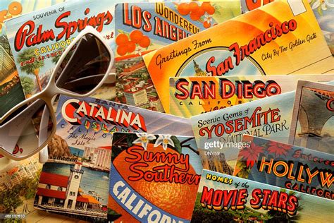 Vintage California Postcards High Res Stock Photo Getty Images