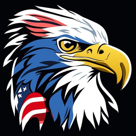 Premium Vector Bald Eagle Symbol Of The United States