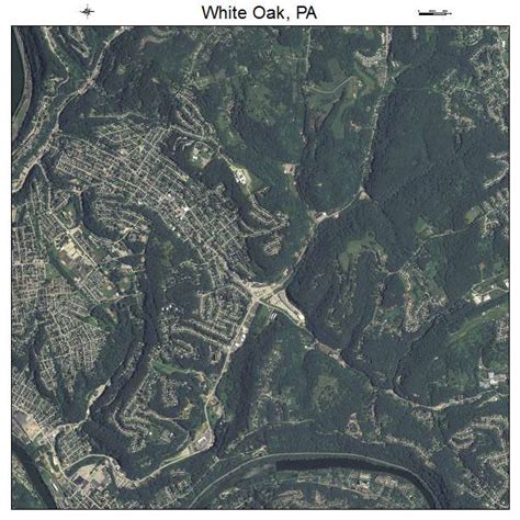 Aerial Photography Map Of White Oak Pa Pennsylvania
