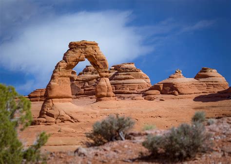 A Different Perspective Of Delicate Arch Arches National Park Utah