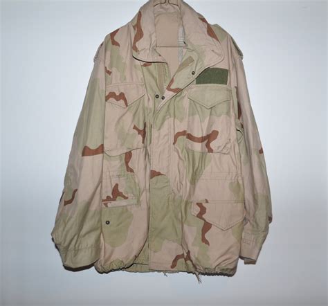 Desert Storm Camouflage Field Jacket Medium By Camoforce On Etsy