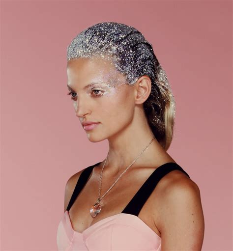 Glitter Hair And Makeup Via Wildfox Couture White Label Lookbook