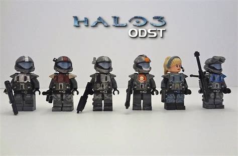 Halo 3 Odst Squad Custom Minifigures Custom Lego Minifigures