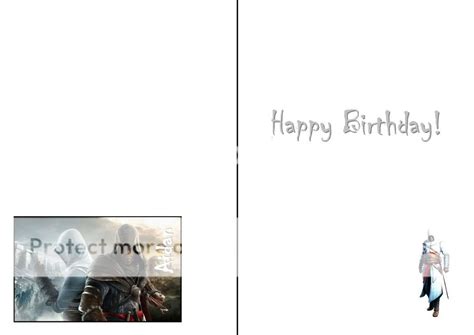 Assassins Creed Revelations Personalised Birthday Card Ebay