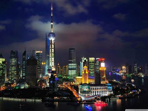 Sportstars Shanghai Skyline Hd Wallpapers