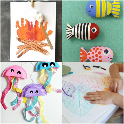 Outdoor summer parties are frequent and very popular. Summer Crafts for Little Learners