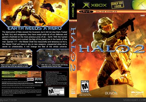 Halo 2 Xbox Box Art Cover By Kief