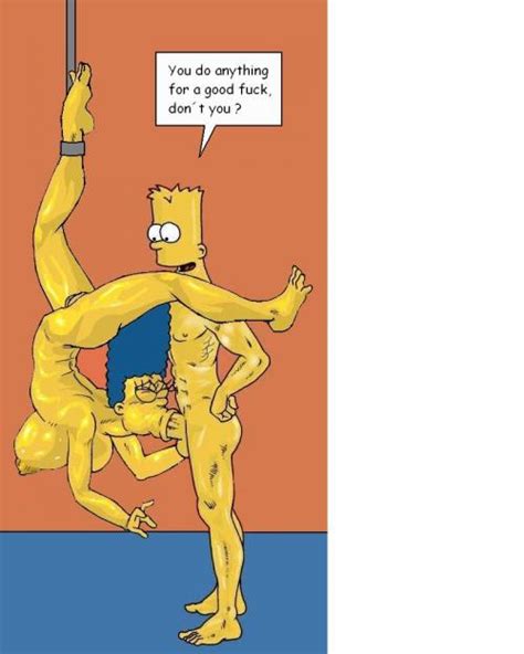 Rule 34 Bart Simpson Bondage Breasts Color Fellatio Female From Side Human Male Marge Simpson