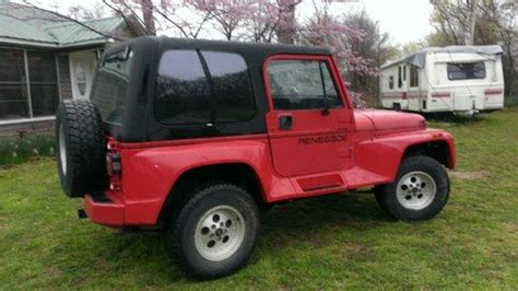 Sell Used 1991 Jeep Wrangler Renegade Sport Utility 2 Door 4 0L In