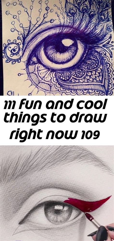 111 Fun And Cool Things To Draw Right Now 109 Cool Drawings Drawings