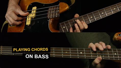 How To Play Bass Guitar Chords How To Play Power Chords On Bass Guitar