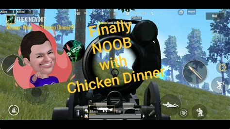 Noob Gets A Chicken Dinner Youtube