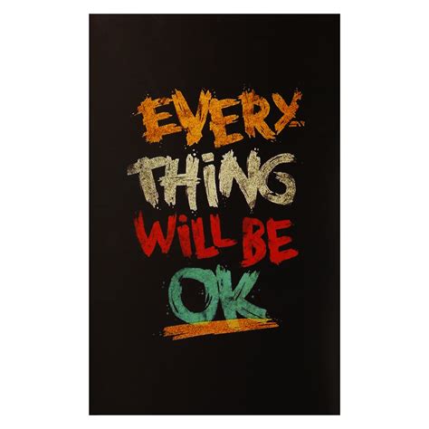 Posters Poster Everthing Will Be Ok Poster Success Inspirational Poster Success Poster