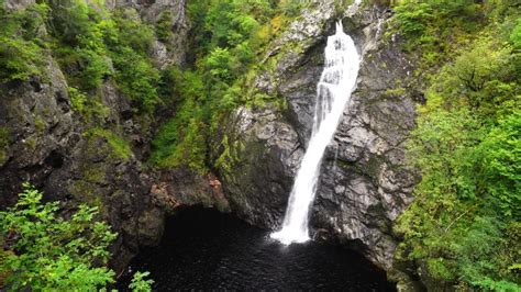 Beautiful Waterfalls Landscape In Skye Scotland Image Free Stock