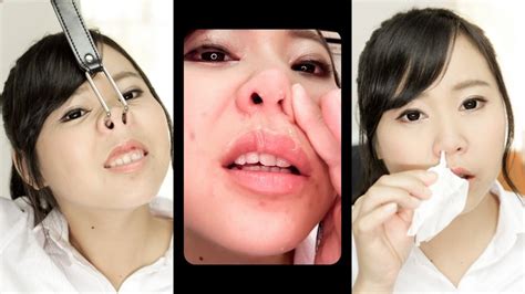 Pleading To Admiring Karin Yanagawa Nose And Runny Nose Japan Fetish Fusion Nose Clips4sale