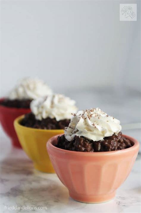All opinions are my own. Chocolate Tapioca Pudding — Fried Dandelions — Plant Based ...