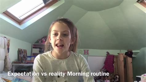 expectation vs reality morning routine youtube