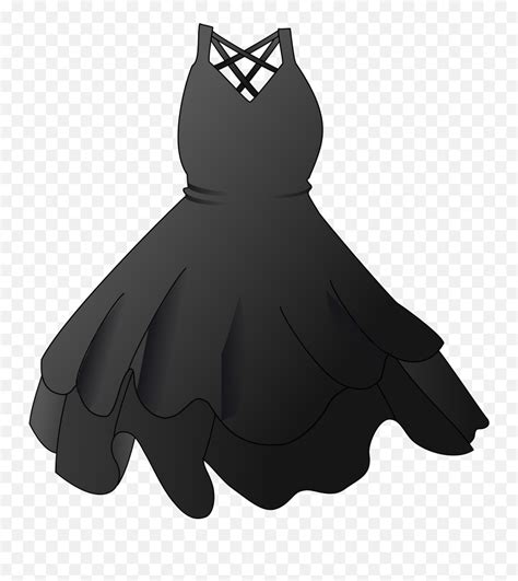 Transparent Dress Clipart Little Black Dress Clip Art Emojiemoji