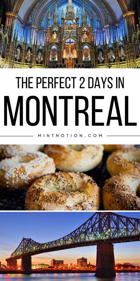 weekend in montreal perfect 2 day itinerary montreal vacation montreal travel visit montreal