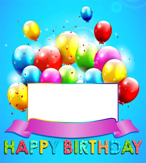 Happy Birthday Frame Png Official Psds