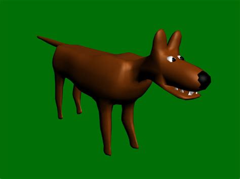 Cartoon Wolf 3d Model 3ds Max Files Free Download
