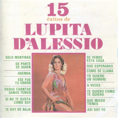 Álbum 15 Exitos De Lupita D Alessio Lupita D Alessio Qobuz Download E Streaming De Alta