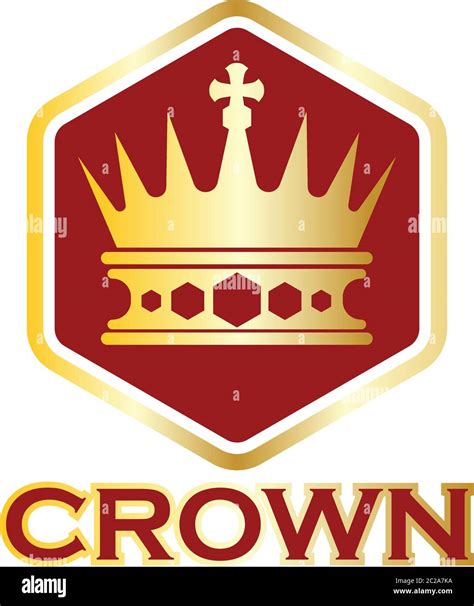 King Crown Logo Vector Illustration Stock Vector Image And Art Alamy