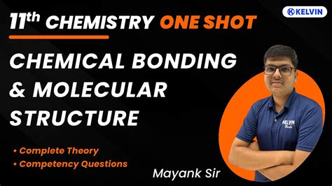 Chemical Bonding And Molecular Structure One Shot Class 11 Chemistry