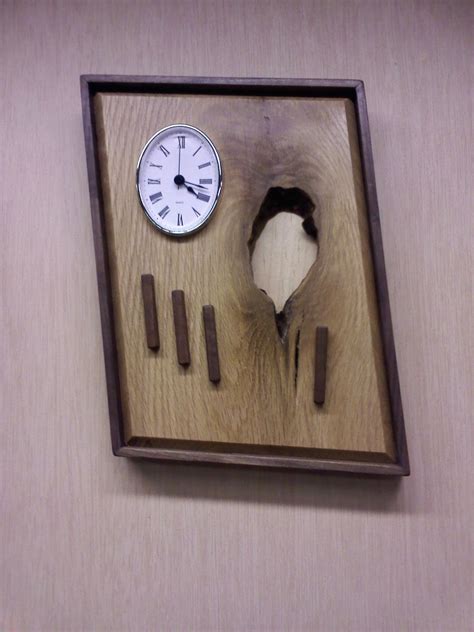 Custom Made Wall Clock By Timely Wood Designs