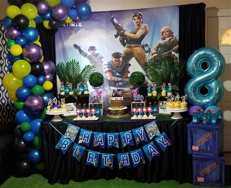 Fortnite Birthday Party Ideas 7th Birthday Party Ideas Video Games