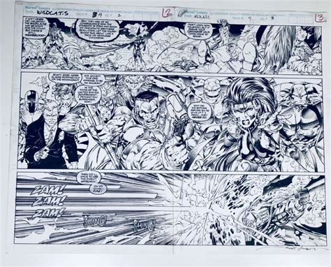 Jim Lee Wildcats Issue 4 Pages 2 3 Double Spash In Matt