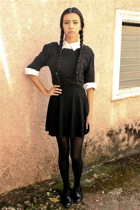 The Best Ideas For Diy Wednesday Addams Costume Home Family Style And Art Ideas