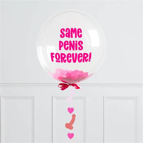 Personalised Hen Party Naughty Bubble Balloon By Bubblegum Balloons