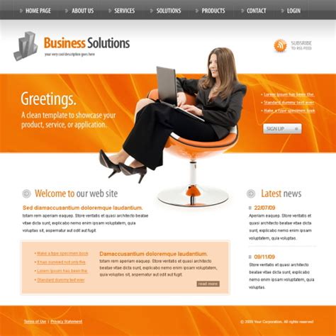 The most useful websites and web apps. Information Technology Website Template - 5985 - Computers ...