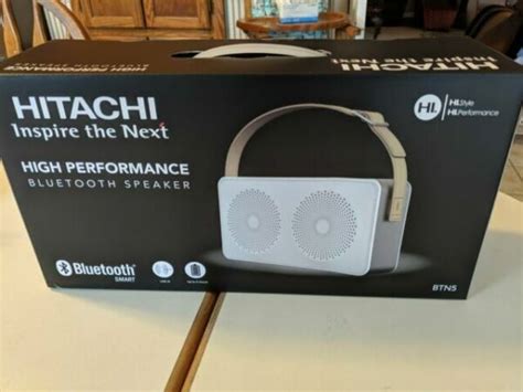 Hitachi Btn5 High Performance Stereo Bluetooth Wireless Speaker For