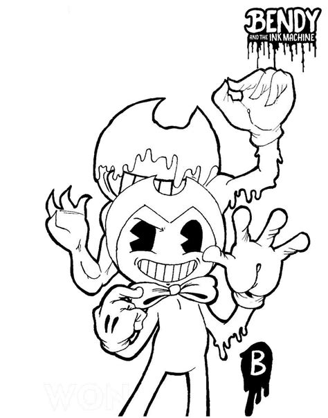 The Ink Bendy, as a failed recreation of Bendy from Bendy and the Ink