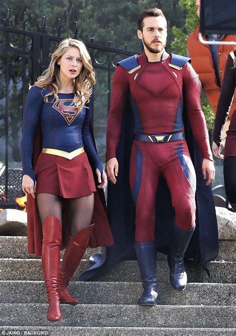 Melissa Benoist Films Supergirl Scenes With Boyfriend Chris Wood Artofit