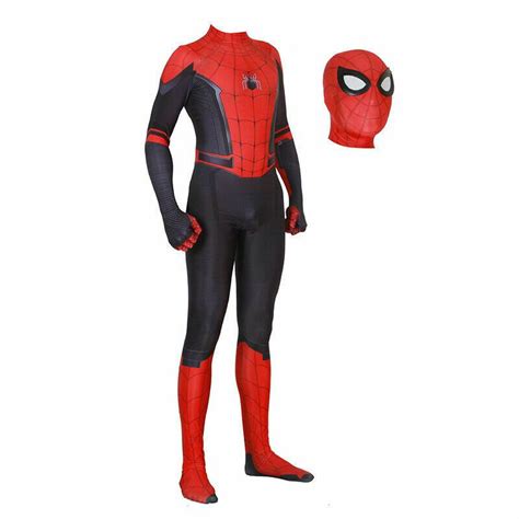Spider Man Far From Home Cosplay Costume Kids Boys Spiderman Zentai